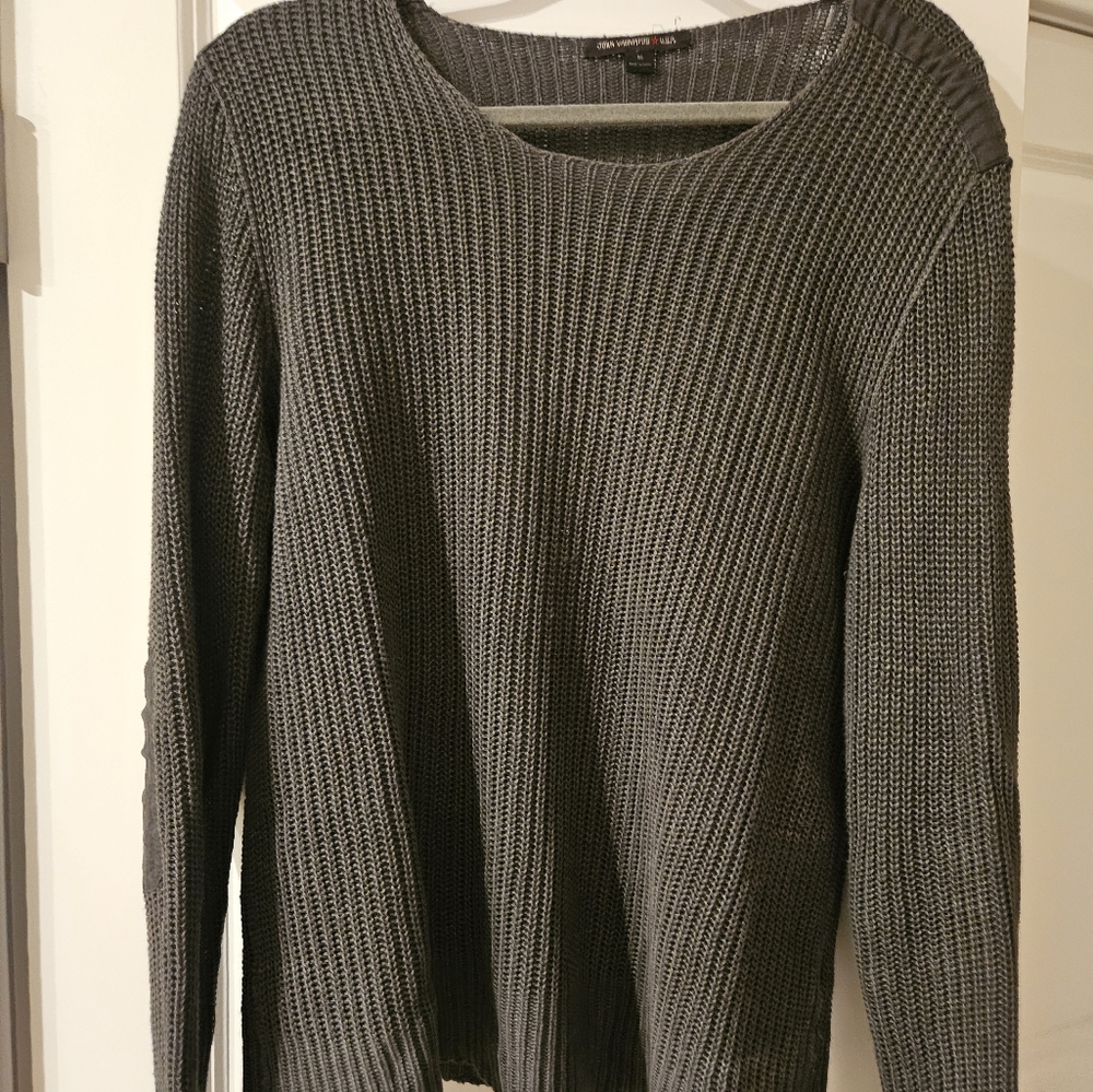John Varvatos 100% Linen ribbed sweater